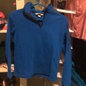Lands’ End quarter zip sweater